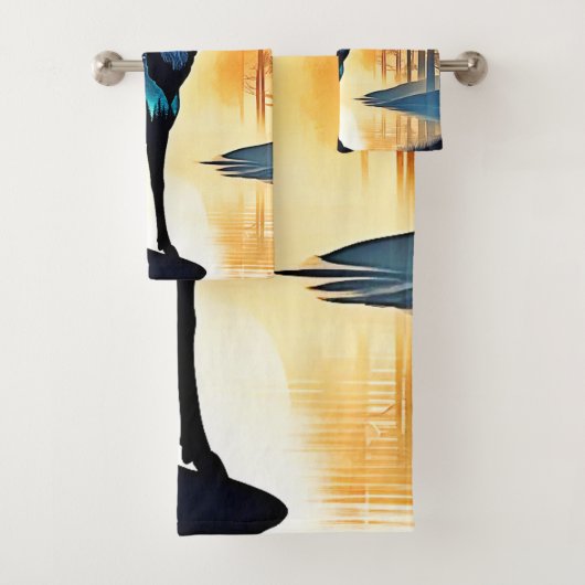 Mystical Forest Deer バスタオルセット (インサイチュ)