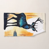 Mystical Forest Deer バスタオルセット (ハンドタオル)