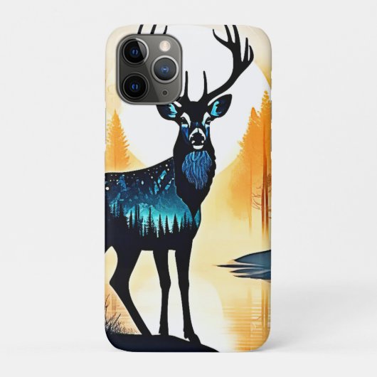 Mystical Forest Deer Case-Mate iPhoneケース (裏)
