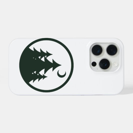 mystical forest  nature adventure  camping card iPhoneケース (裏面横)