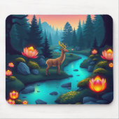 Mystical Forest Stream Mouse Pad マウスパッド (正面)
