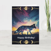 Mystical Fox Greeting Card カード (正面)