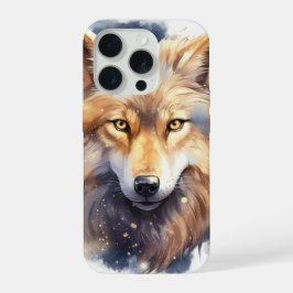Mystical Golden Wolf iPhone 15 Pro Case iPhone 15 Proケース