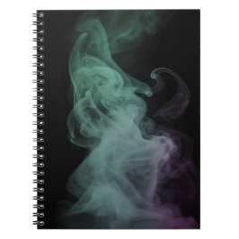 Mystical Green Smoke Abstract Art Notebook ノートブック