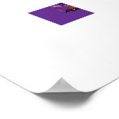 Mystical Halloween Witch and Pumpkin ポスター (角)