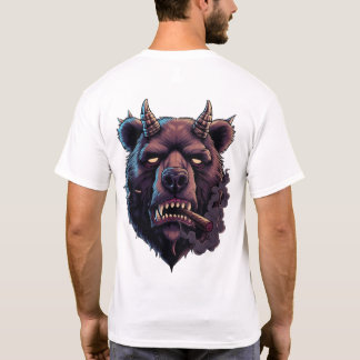 Mystical Horned Bear Tシャツ