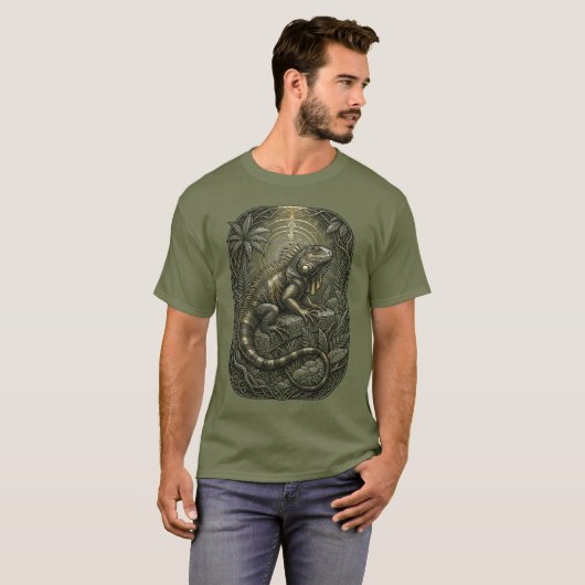Mystical Iguana Tシャツ (正面フル)