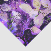 Mystical Lavender & Gold Decoupage Paper 薄葉紙 (詳細)
