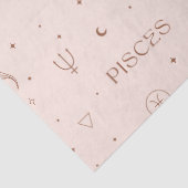 Mystical Libra Zodiac Pattern in Brown & Burgundy 薄葉紙 (詳細)