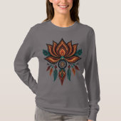 Mystical Lotus Dreamcatcher Tシャツ (正面)