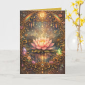 Mystical Lotus Magickal Night カード (黄色い花)