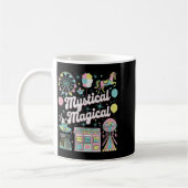 Mystical Magical Retro Aesthetic Space Gift Men Wo コーヒーマグカップ (左)
