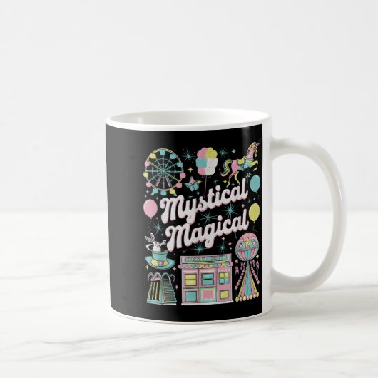 Mystical Magical Retro Aesthetic Space Gift Men Wo コーヒーマグカップ (右)
