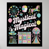 Mystical Magical Retro Aesthetic Space Gift Men Wo ポスター (正面)