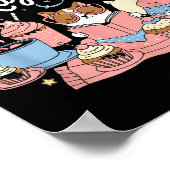 Mystical Magical Retro Aesthetic Space Gift Men Wo ポスター (角)