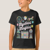 Mystical Magical Retro Aesthetic Space Gift Men Wo Tシャツ (正面)