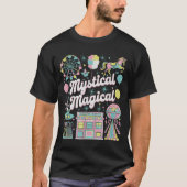 Mystical Magical Retro Aesthetic Space Gift Men Wo Tシャツ (正面)