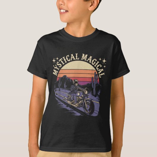 Mystical Magical Retro Aesthetic Space Gift Men Wo Tシャツ (正面)