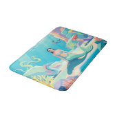 Mystical Mermaid & Sea Dragon Undersea World  バスマット (アングル)