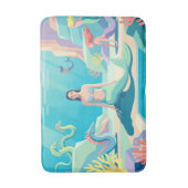 Mystical Mermaid & Sea Dragon Undersea World  バスマット (正面縦)