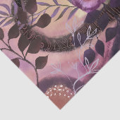 Mystical Mixed Media Floral Archway Purple Pink 薄葉紙 (詳細)