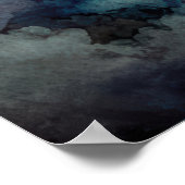 Mystical Moon Cosmic Clouds in Dreamlike Night Sky ポスター (角)