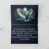 Mystical Moon Owl Celestial Forest Glow カード (内部)