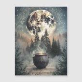 Mystical Moonlit Forest Cauldron -Witchy Magic Art (正面)