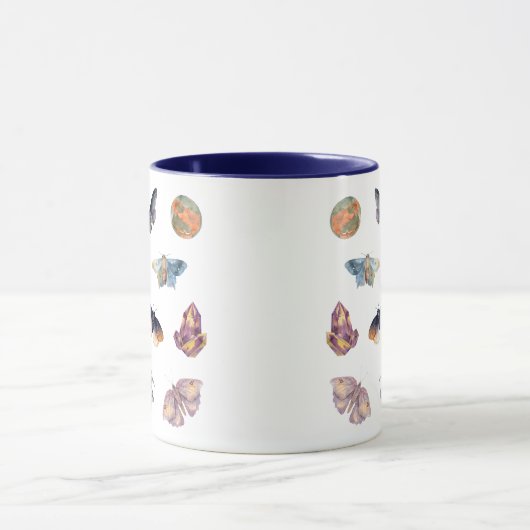 Mystical Moth Crystal Coffee Mug マグカップ (中央)