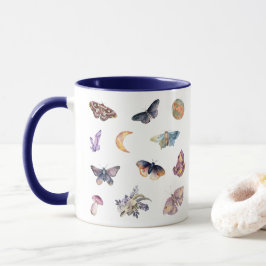 Mystical Moth Crystal Coffee Mug マグカップ