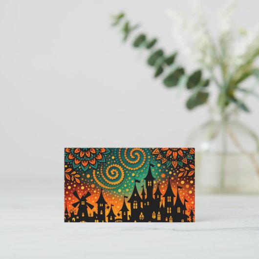 Mystical Night Castle Silhouette 名刺 (スタンド正面)