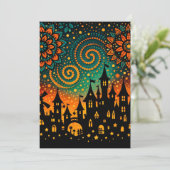 Mystical Night Castle Silhouette 招待状 (スタンド正面)