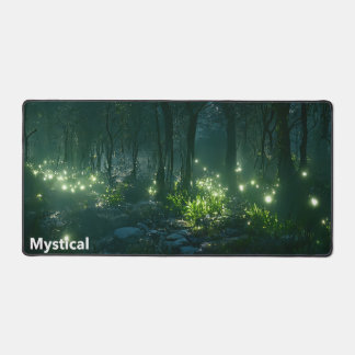 Mystical Night Forest   デスクマット