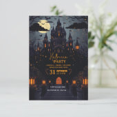 Mystical Night-Themed Halloween Party Invitation  招待状 (スタンド正面)