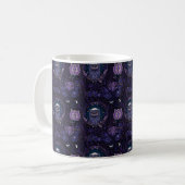 Mystical Owl Forest Coffee Mug コーヒーマグカップ (正面左)