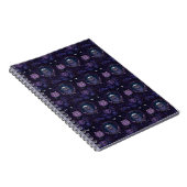 Mystical Owl Forest Notebook Cover ノートブック (右側)