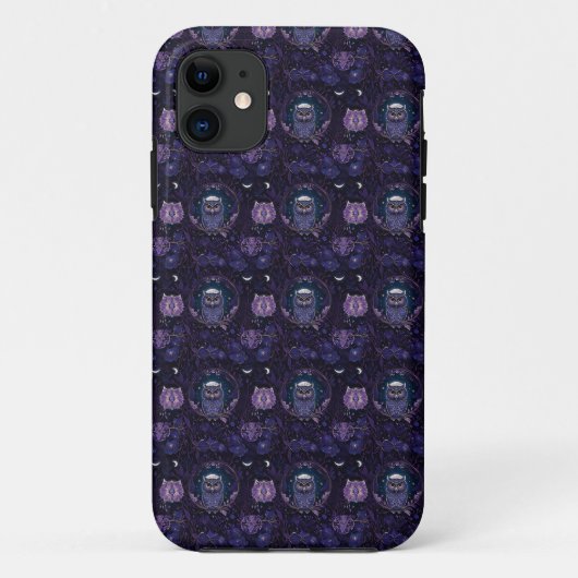 Mystical Owl Forest Phone Case Case-Mate iPhoneケース (裏面)