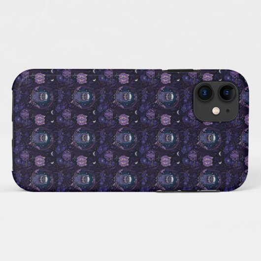 Mystical Owl Forest Phone Case Case-Mate iPhoneケース (裏面(横))