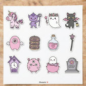 Mystical Pastel Haunts Sticker Pack シール