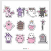 Mystical Pastel Haunts Sticker Pack シール (シート)
