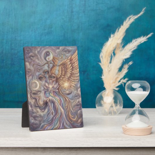 Mystical Phoenix Tabletop Plaque with Easel  フォトプラーク (側面)