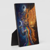 Mystical Phoenix Tabletop Plaque with Easel  フォトプラーク (側面)