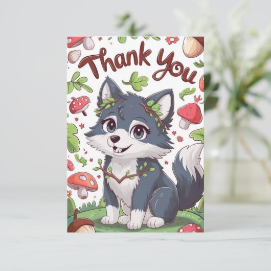 Mystical Pretty Wolf サンキューカード (スタンド正面)