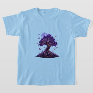 Mystical Purple Moon Tree Sweatshirt Tシャツ