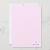 Mystical Purple Rose Wedding セーブザデート (裏面)