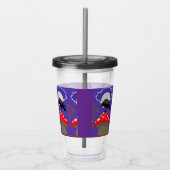 🖤 Mystical Raven Acrylic Tumbler アクリルタンブラー (右)