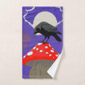🛁 Mystical Raven Bath Towel Set バスタオルセット (ハンドタオル)
