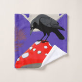 🛁 Mystical Raven Bath Towel Set バスタオルセット (ウォッシュタオル)
