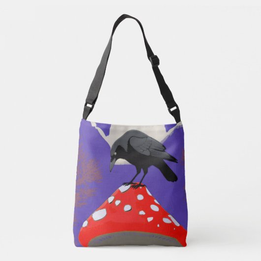 🖤 Mystical Raven Crossbody Bag クロスボディバッグ (裏面)