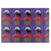 🔪 Mystical Raven Glass Cutting Board カッティングボード (正面)